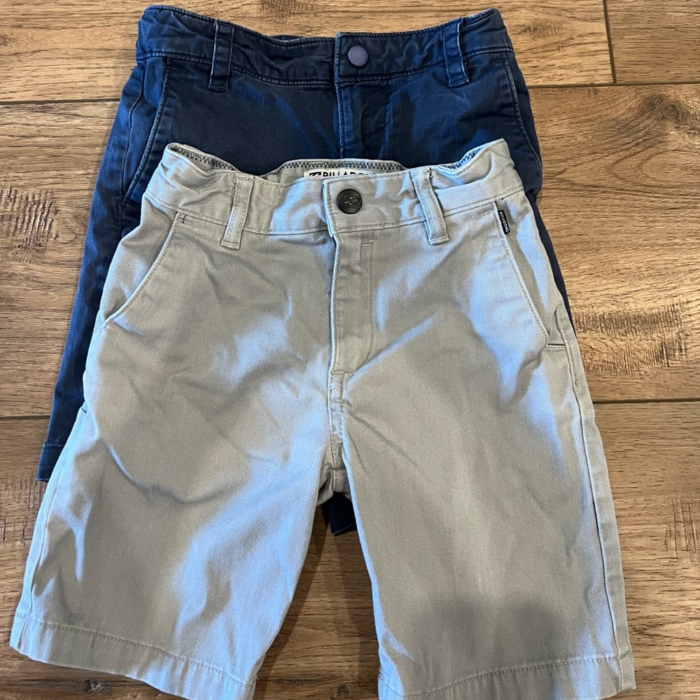 Two pairs of boys shorts O’Neil and Billabong
